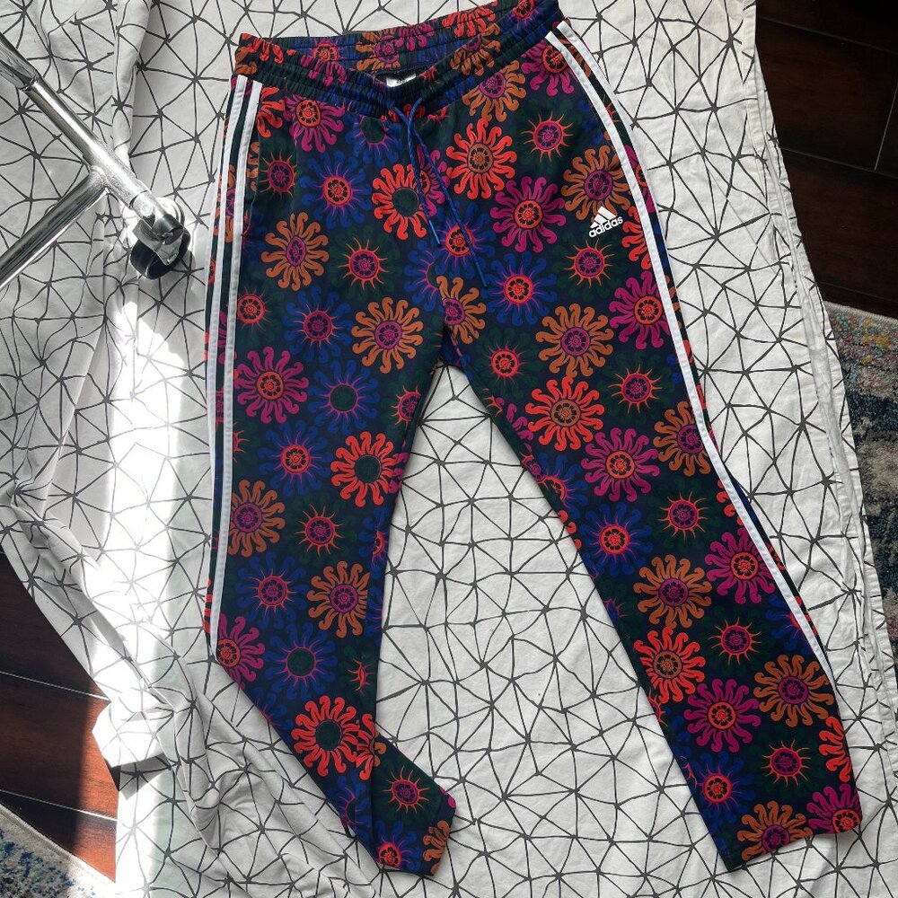 Adidas X-Farm Women Sportswear Pant Royal Blue/Indigo - Sz L